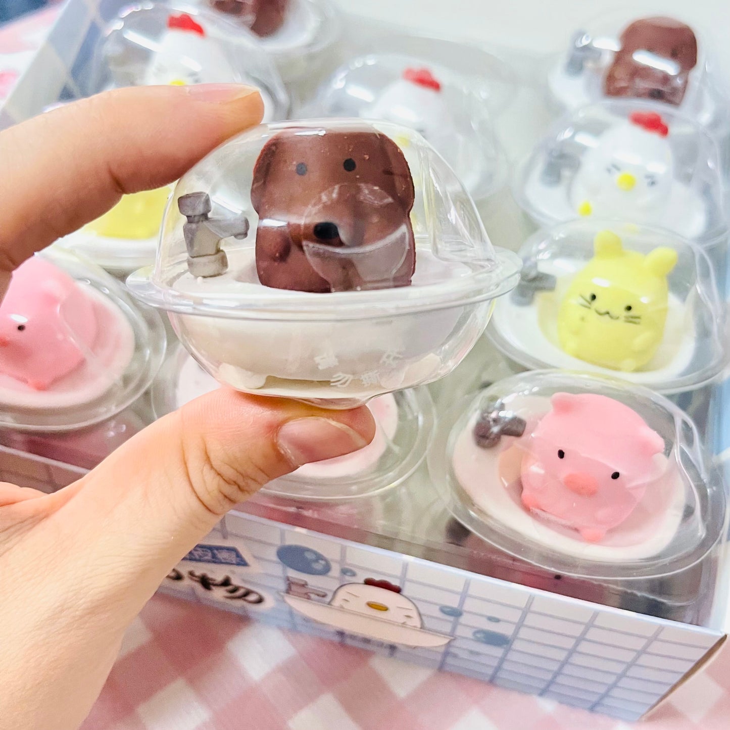 Goma “Animalitos en la Bañera”