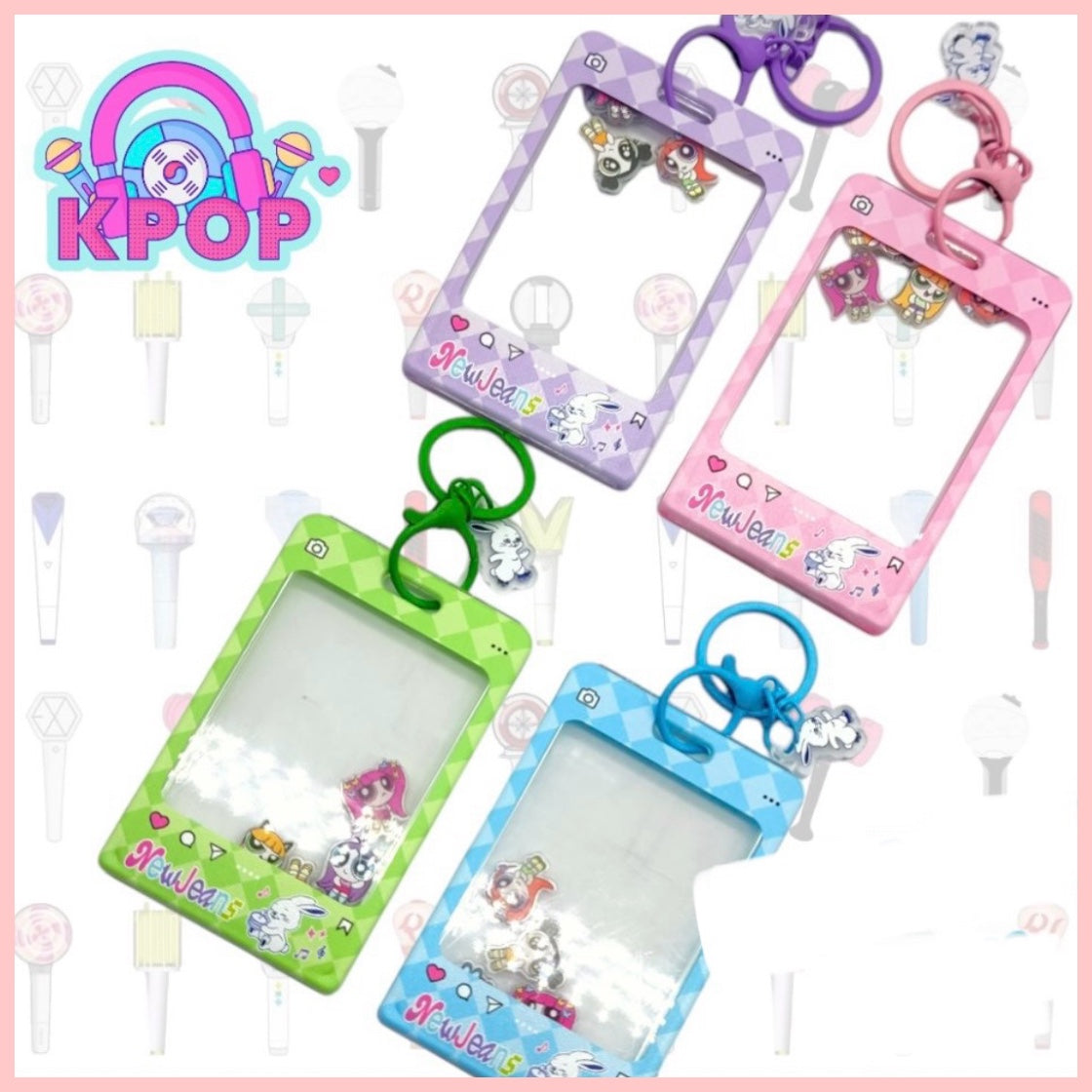 Holder Porta Photocards o Porta Credencial “New jeans”.