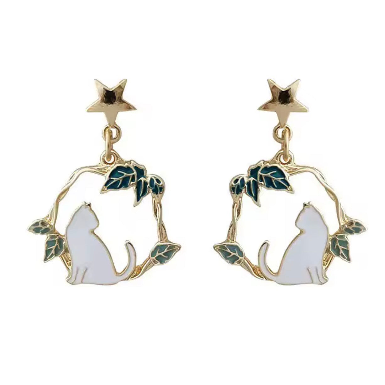 Aros “Gato Flor”