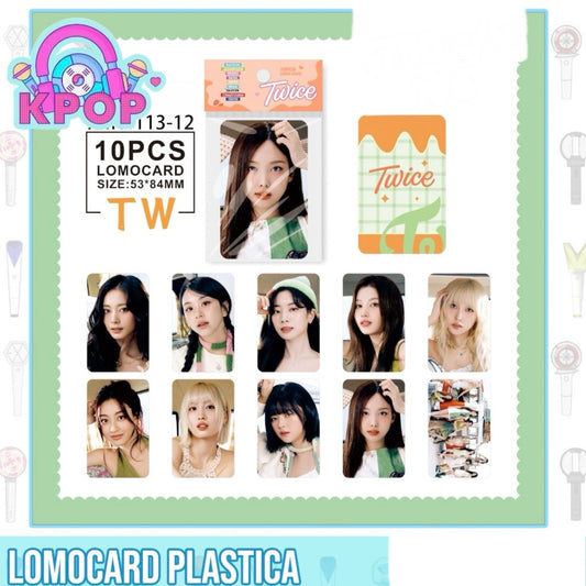 Set 10 Photocards Plásticas “Twice”