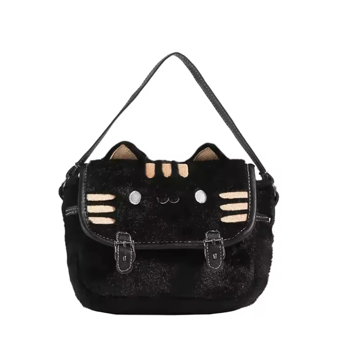 Cartera Felpuda “Gatito”. 24x18x5cms