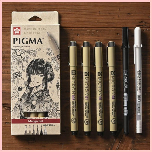 Set Manga Pigma Micrón Basic - Sakura