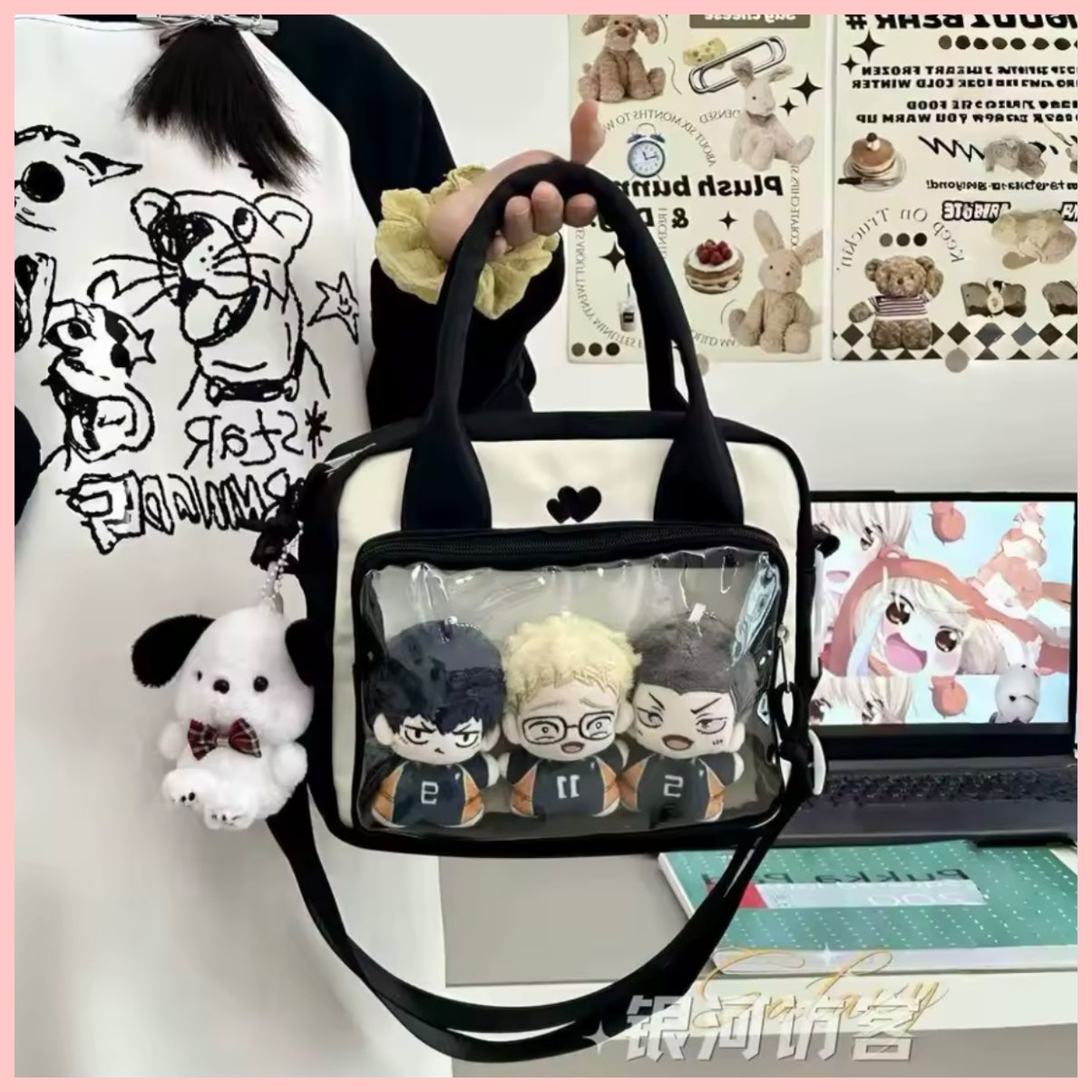 Bolso-Mochila “Corazones”.