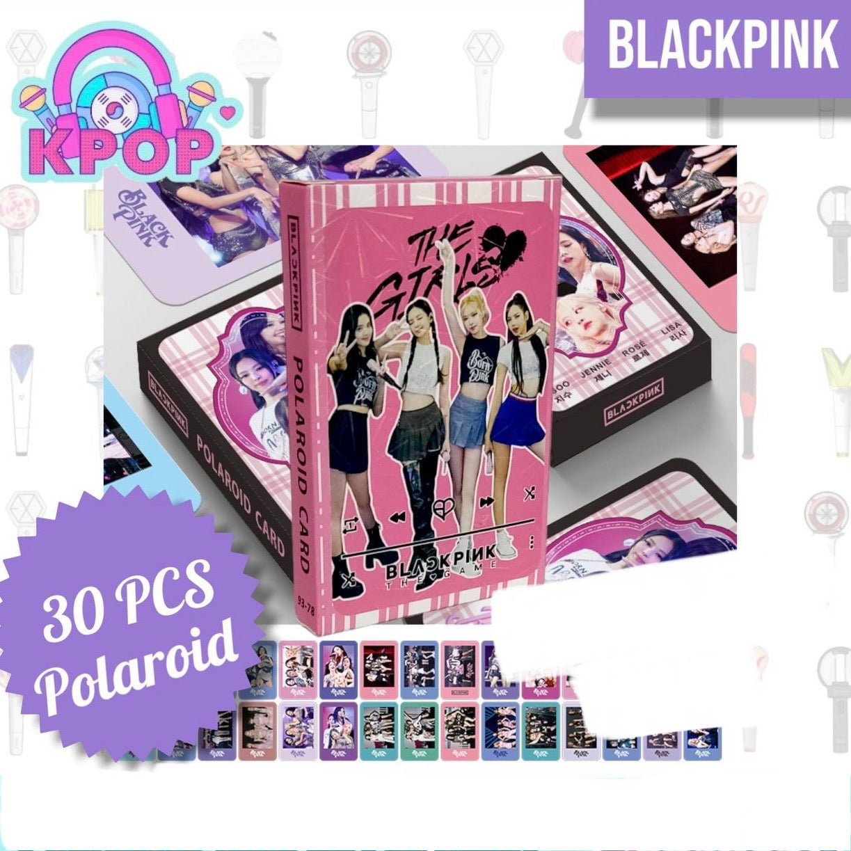 Set 30 Photocards dobles “BlackPink”