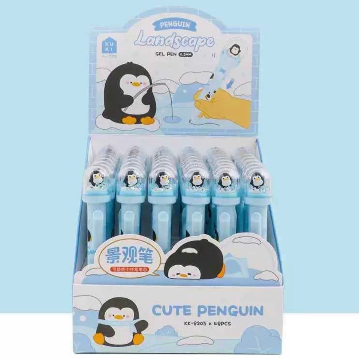 Lápiz “Pingüino”. Tinta negra