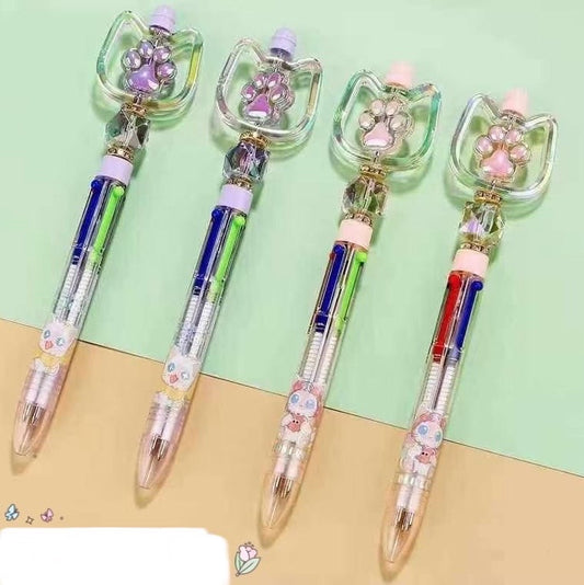 Lápiz 4 Colores “Gatito”