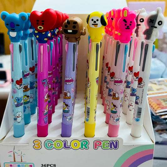 Lápiz 3 Colores “BT21”