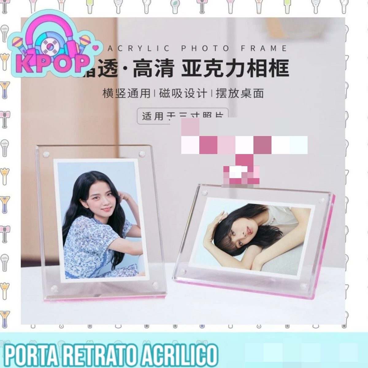 Porta Retrato Acrílico para Photocards