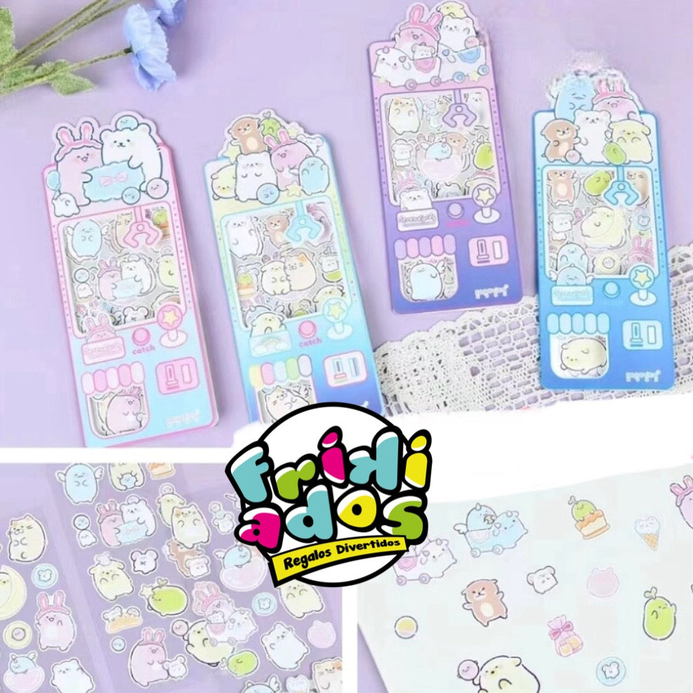 Set 4 Láminas de Stickers