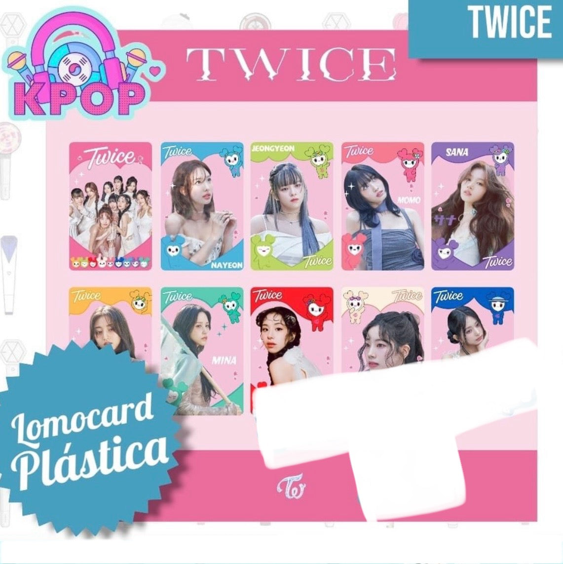 Set 10 Photocards Premium PVC “Twice”