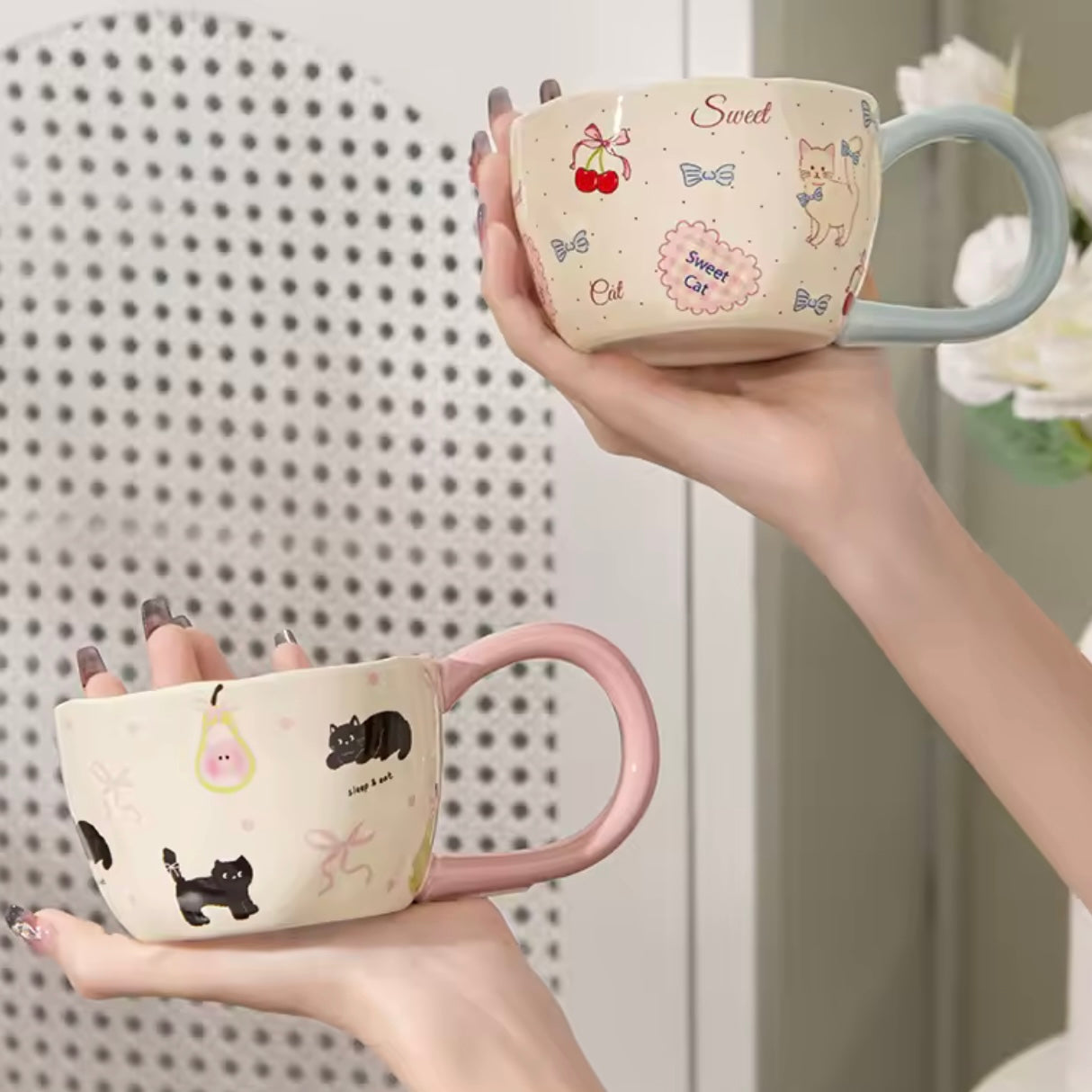 Taza “Gatitos”. Material Cerámica