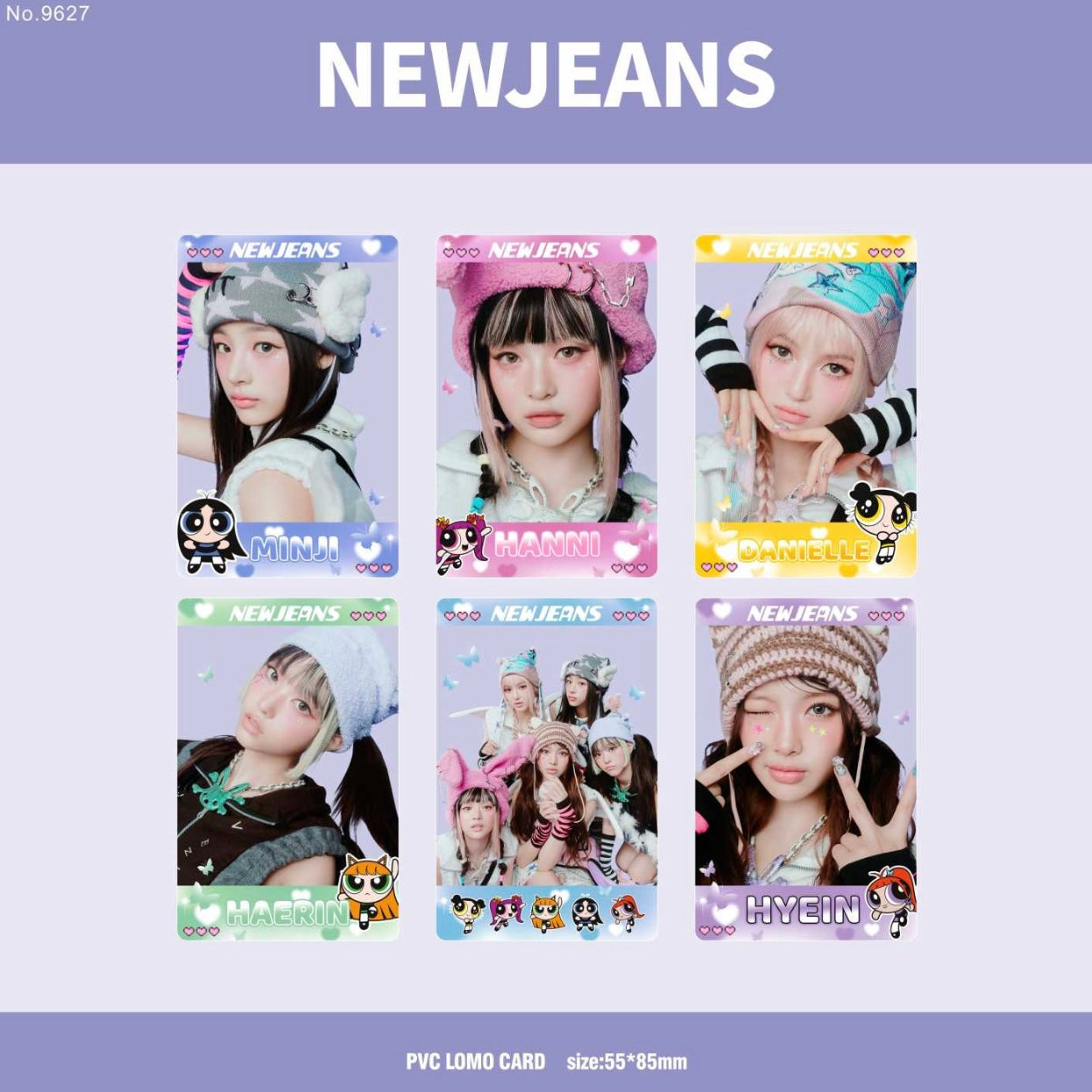 Set 6 Photocards Premium PVC “New Jeans”