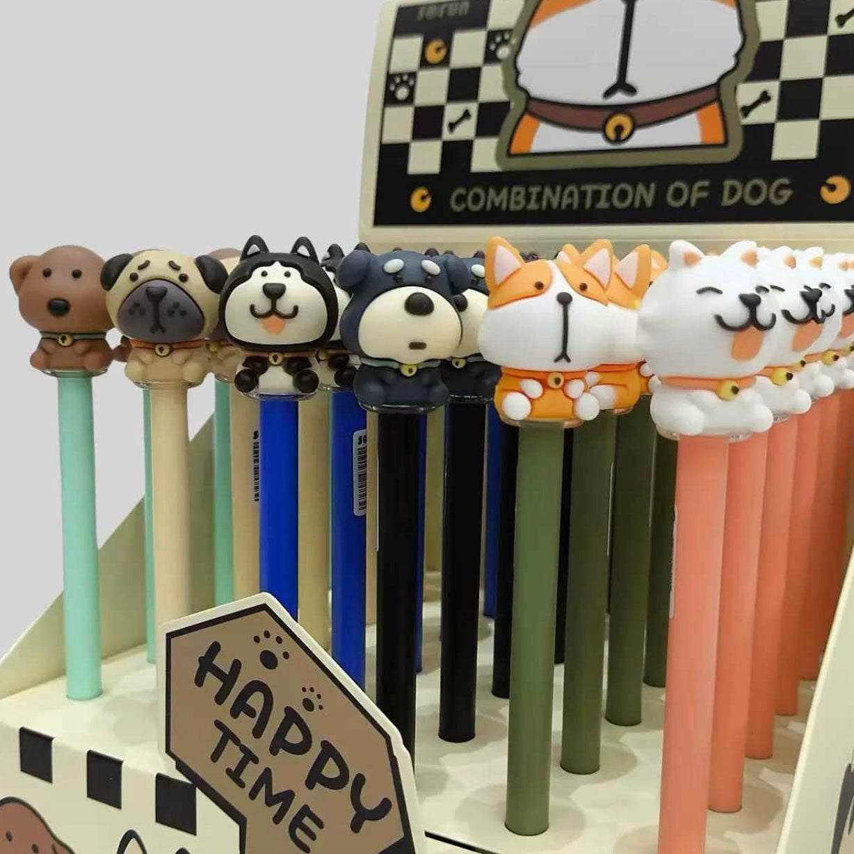 Lápiz “Perritos”. Tinta Azul