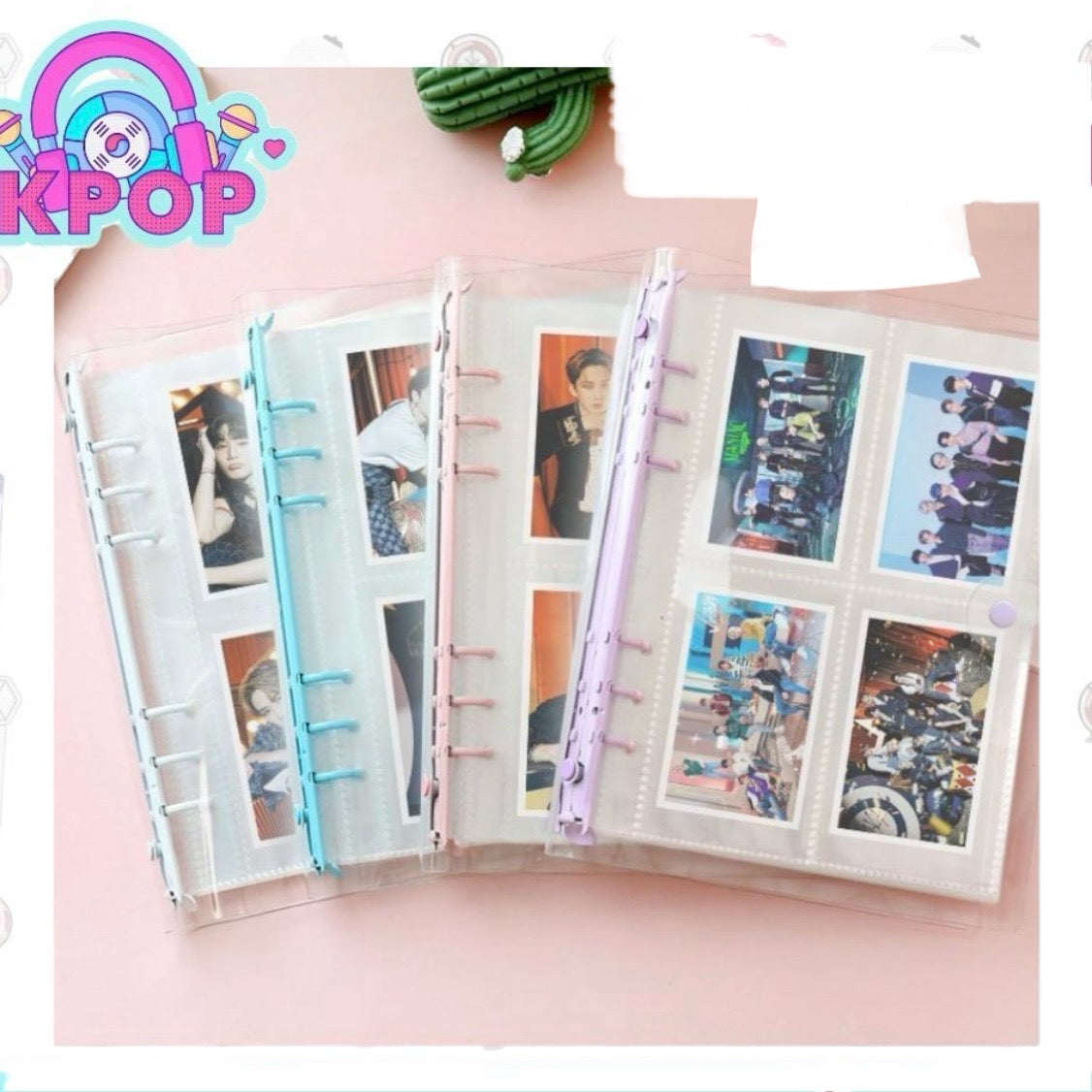 Binder Transparente para Photocards. 80 Espacios