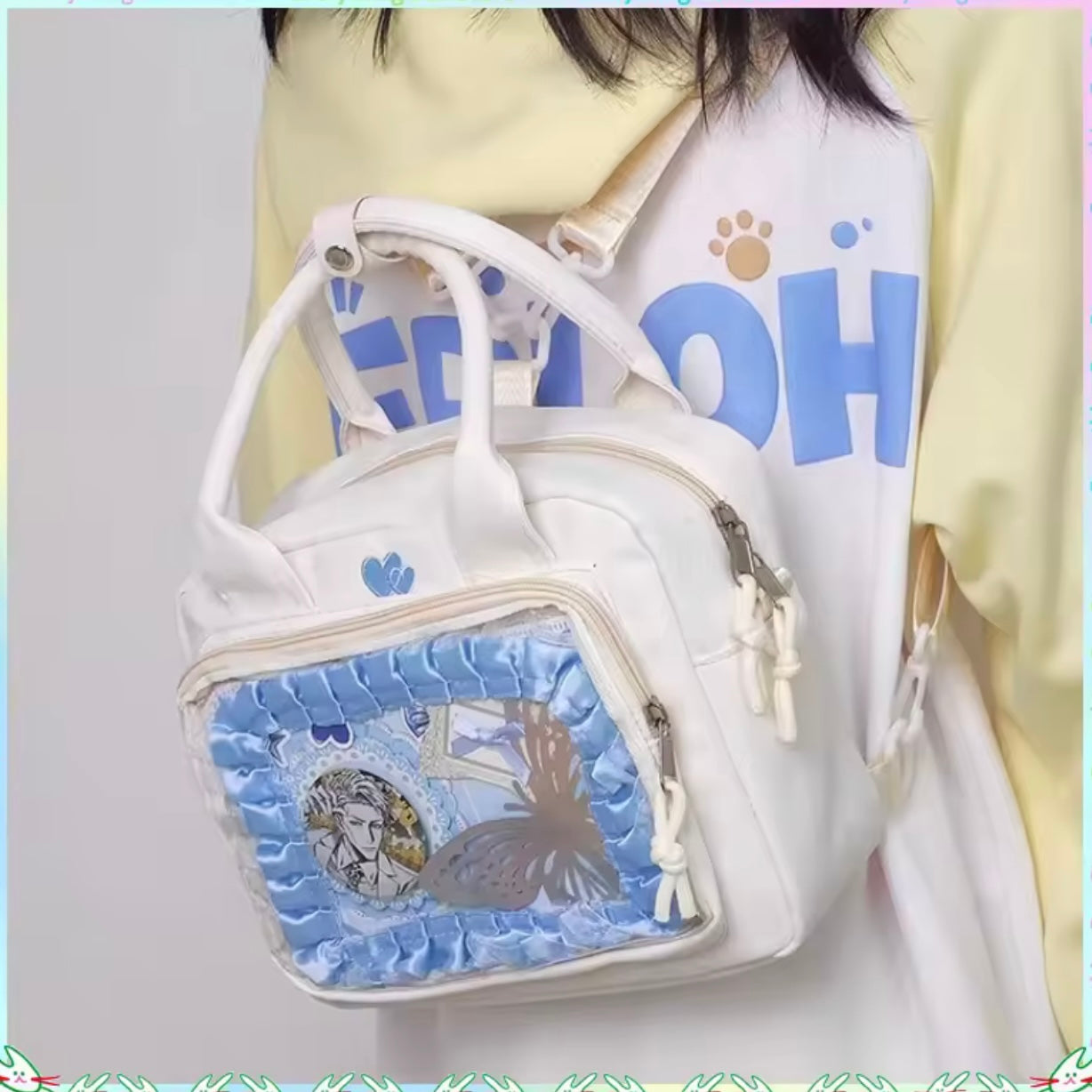 Bolso-Mochila “Corazones”.