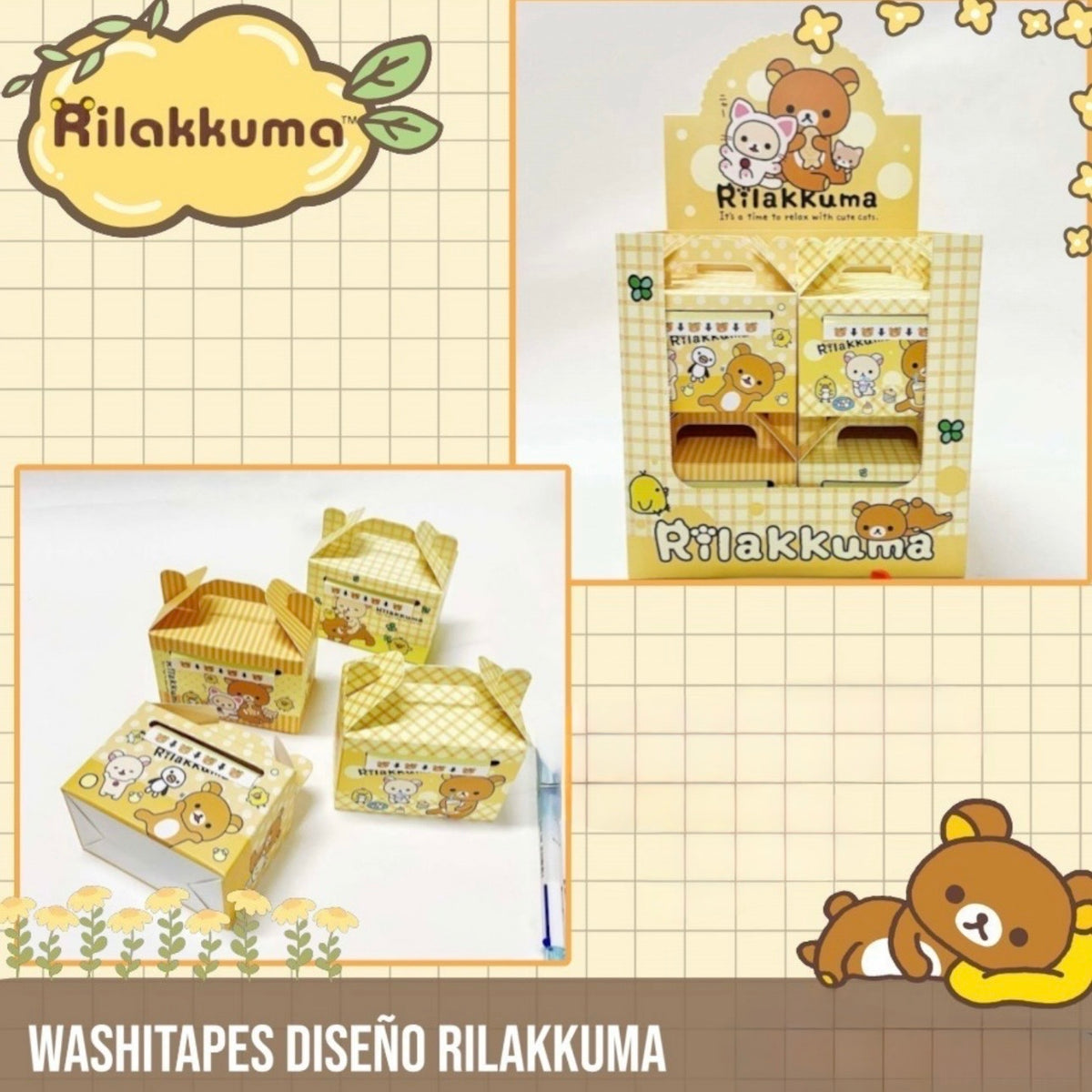 Rollo de Notas “Rilakkuma”