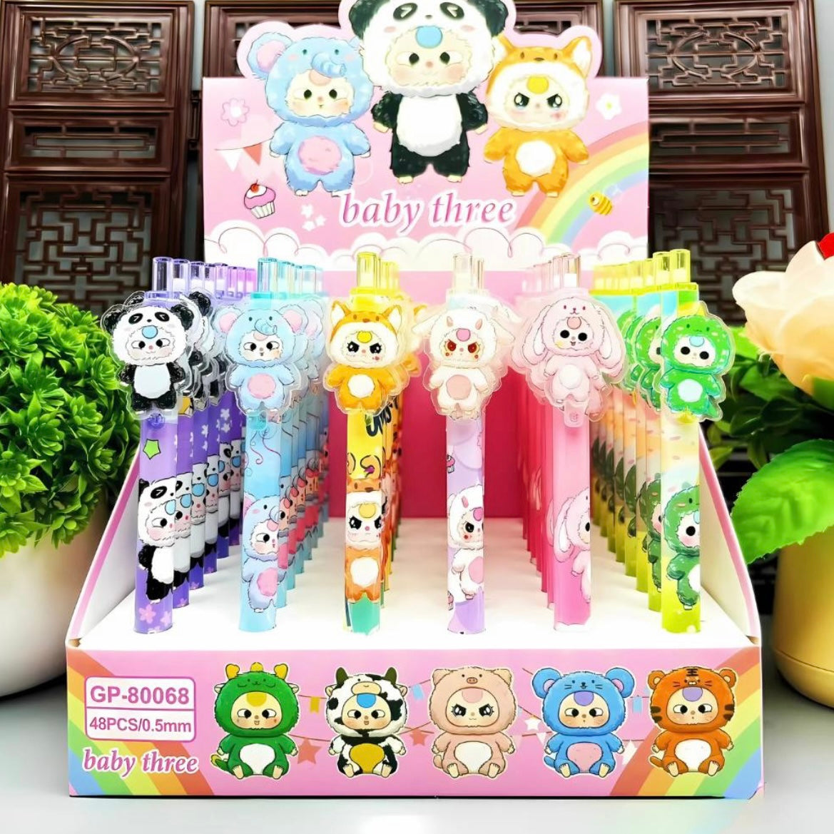 Lápiz “Baby Three”. Tinta Azul