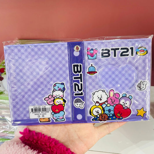 Binder para Photocards “BT21”. 40 Espacios