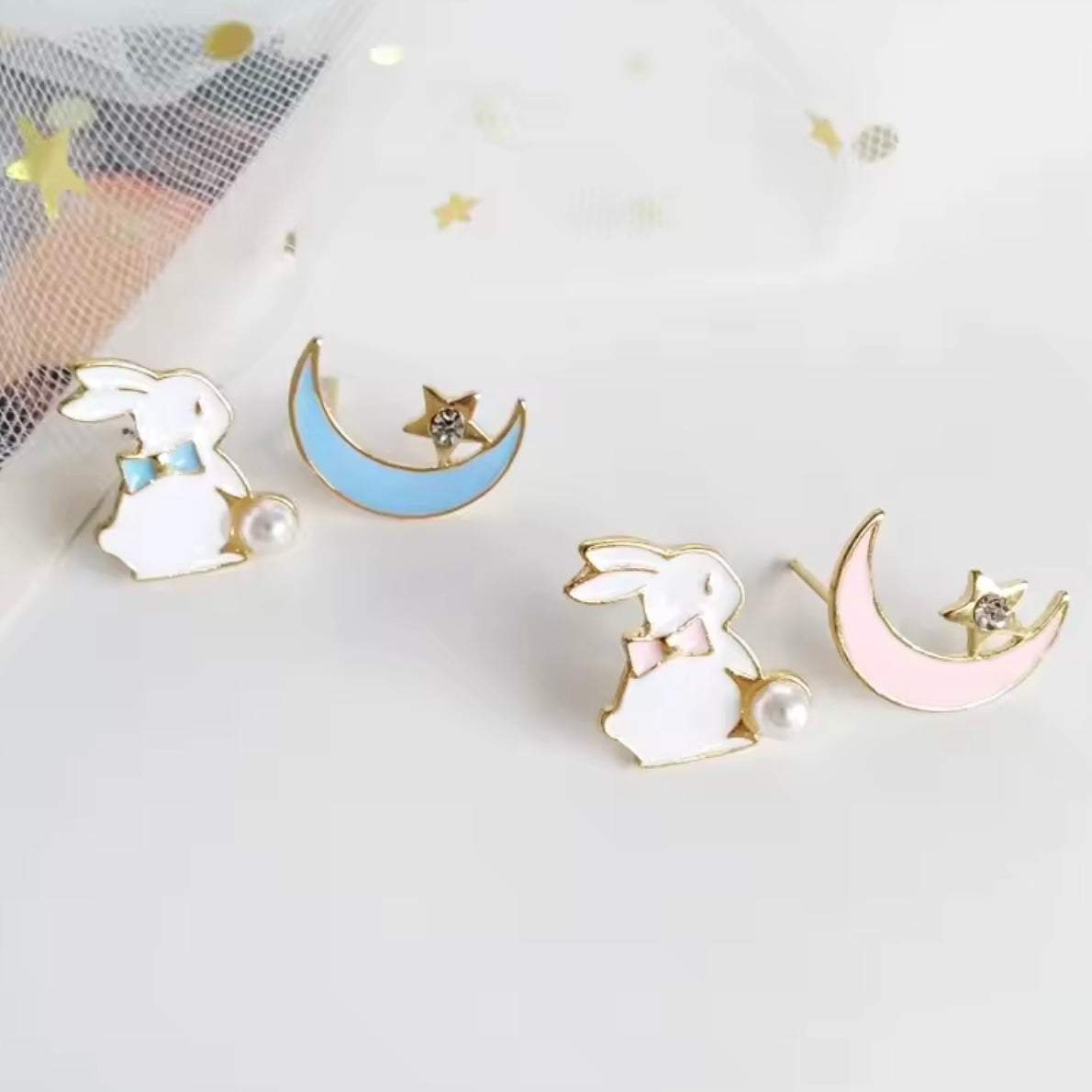 Aros “Conejo Luna”