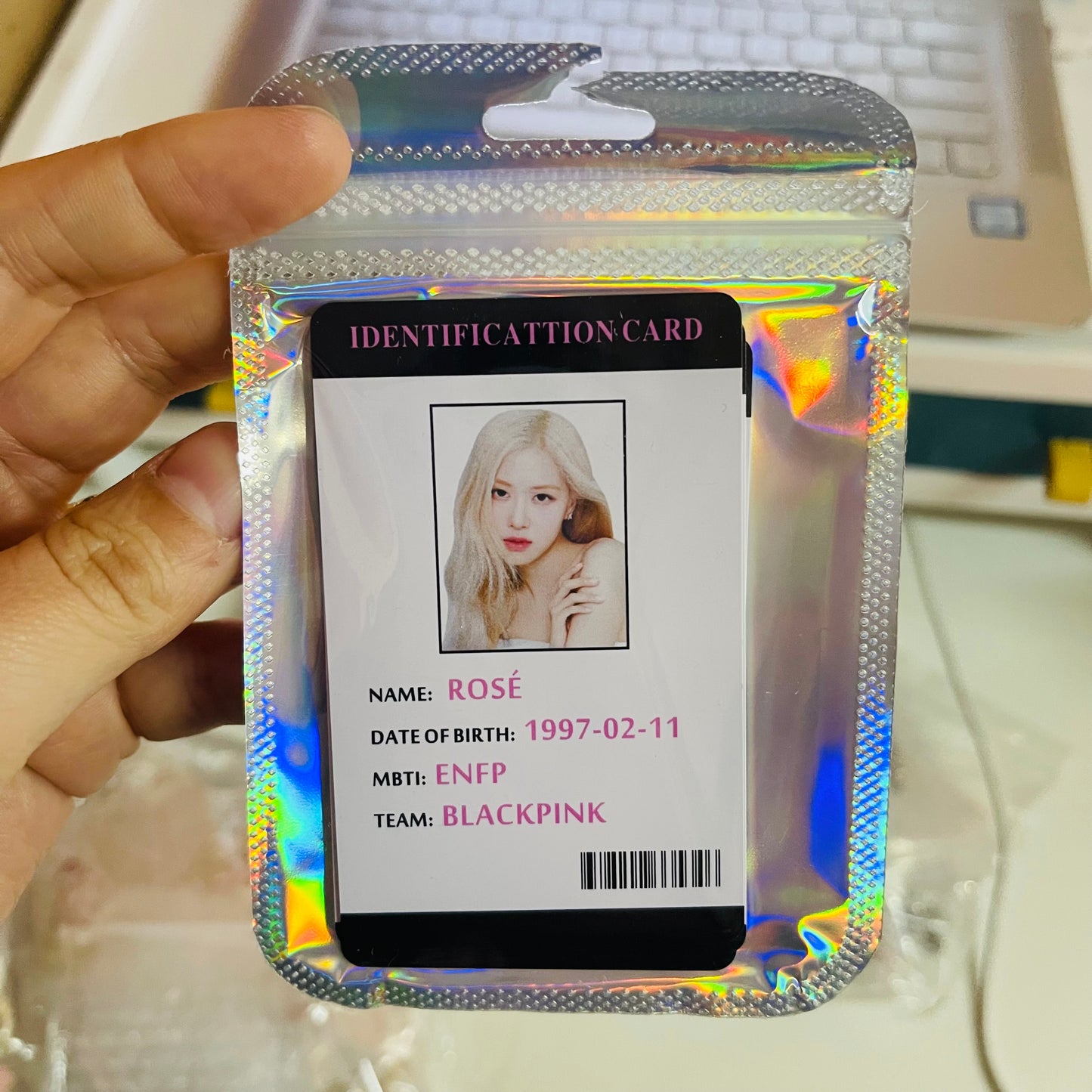 Set tarjetas de Identificación “Blackpink”