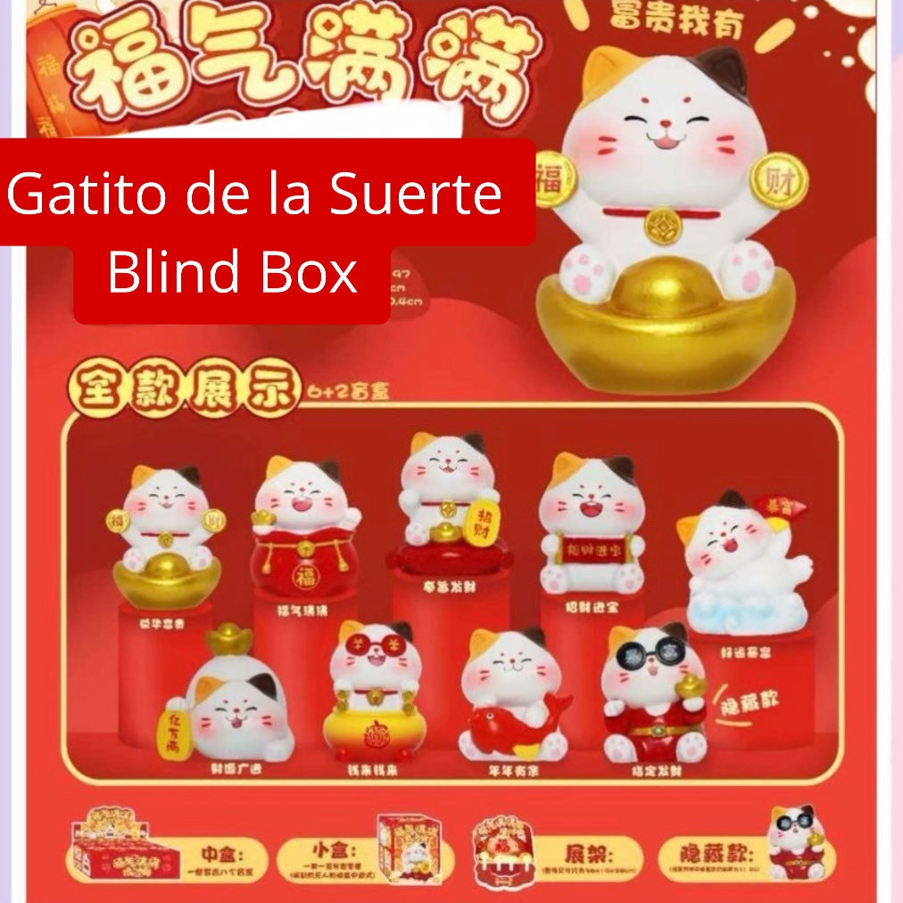 Blind Box Sorpresa “Gatito de la Suerte”. Material Cerámica
