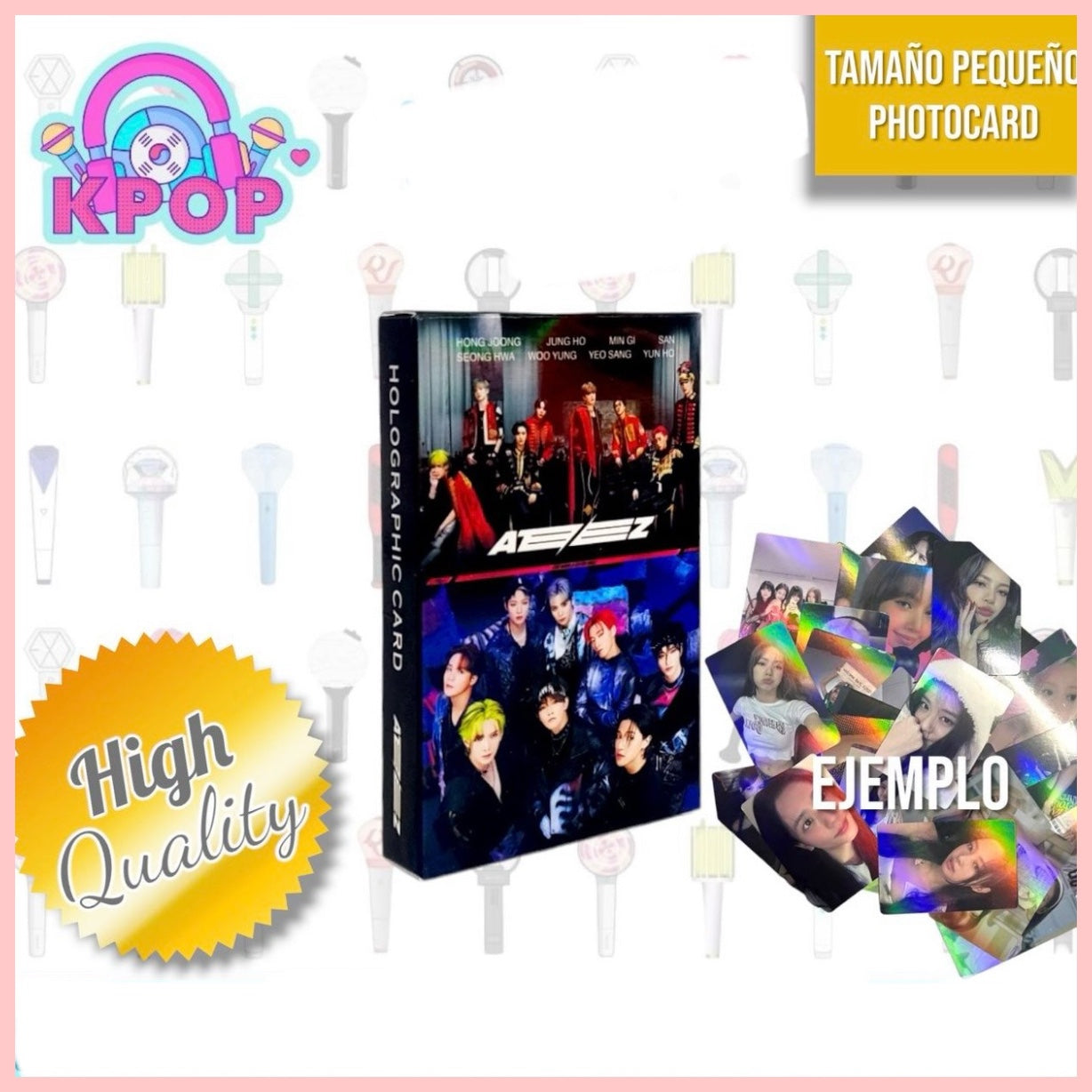 Set 30 Photocards Dobles “Attez”