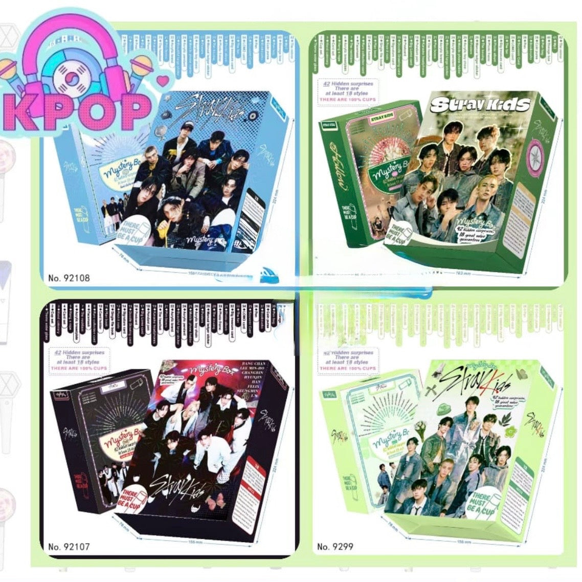 Caja Sorpresa “Straykids”. Incluye Botella
