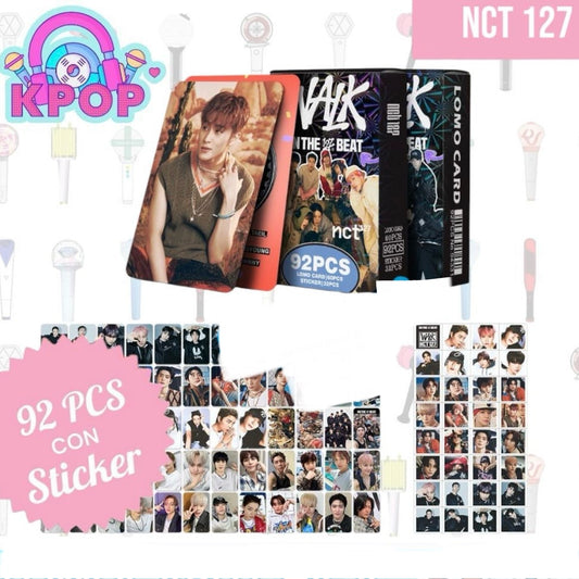 Set 92 PCS “NCT 127”. 60 Photocards + 32 Mini Stickers.
