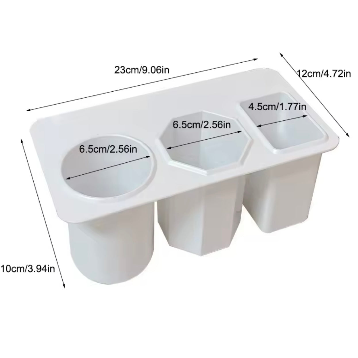 Organizador de Lápices + Lámina de Stickers. Incluye Pegamento para fijarlo a Superficie lisa. 23x12x10cms