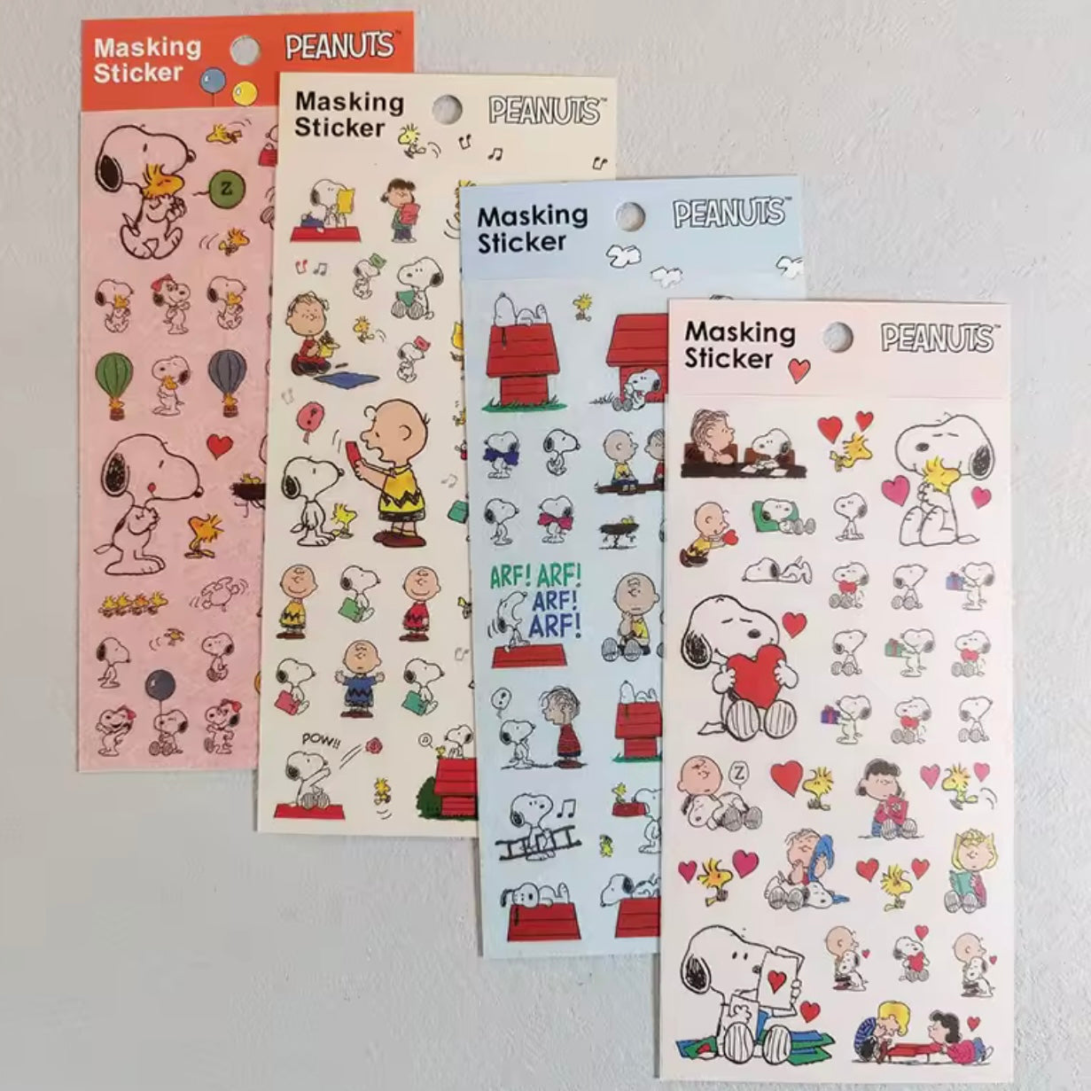 Lámina de Stickers “Snoopy”.