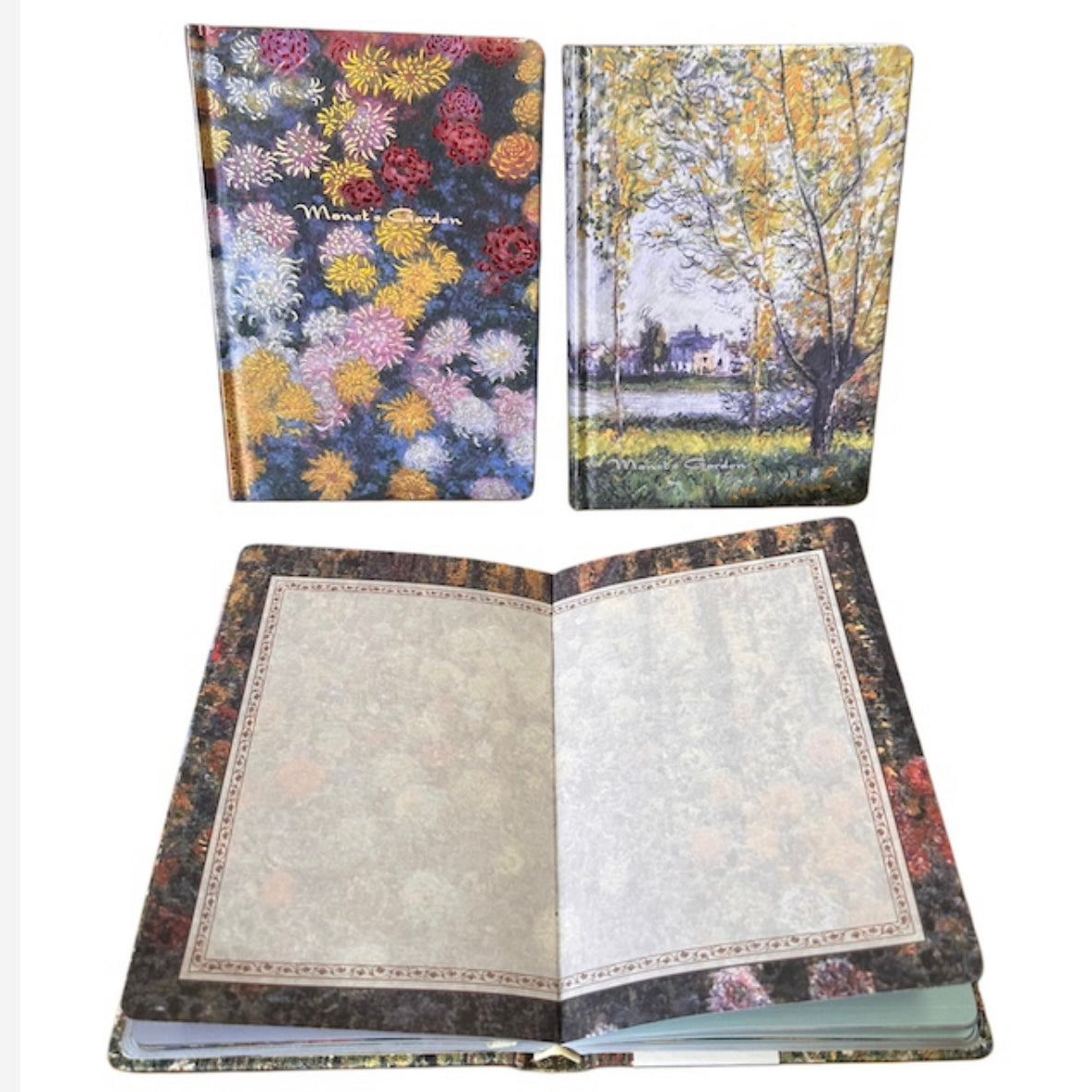 Libreta “Monet’s Garden”. 128 páginas con Diseño 19x13cms.