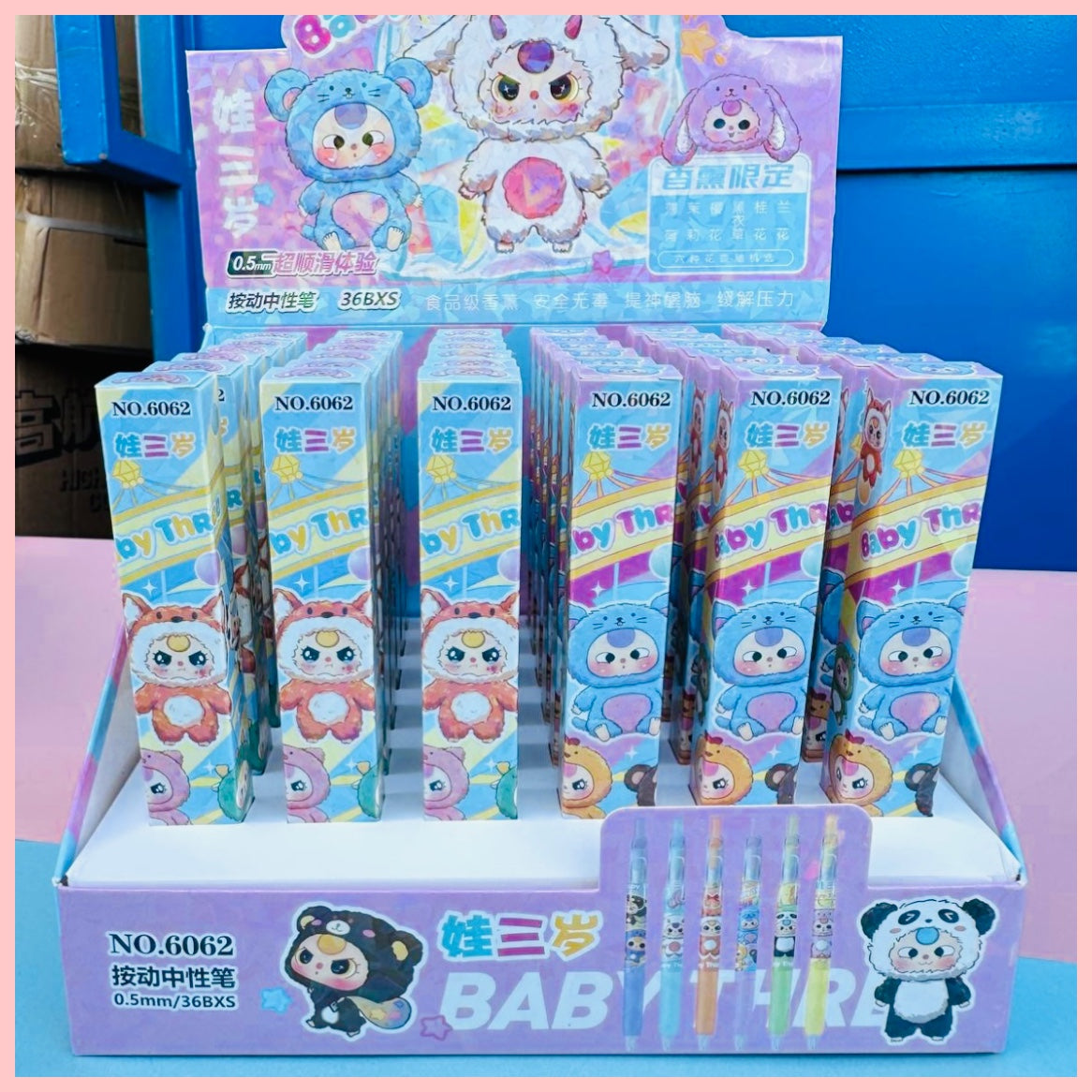 Lápiz Sorpresa “Baby Three”. Tinta Azul