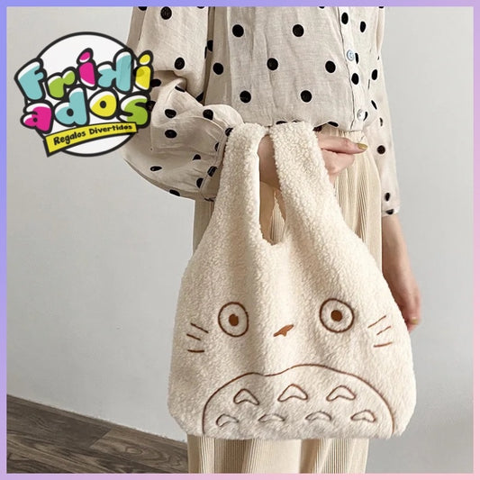 Bolso de Mano “Totoro”. 32x28Cms