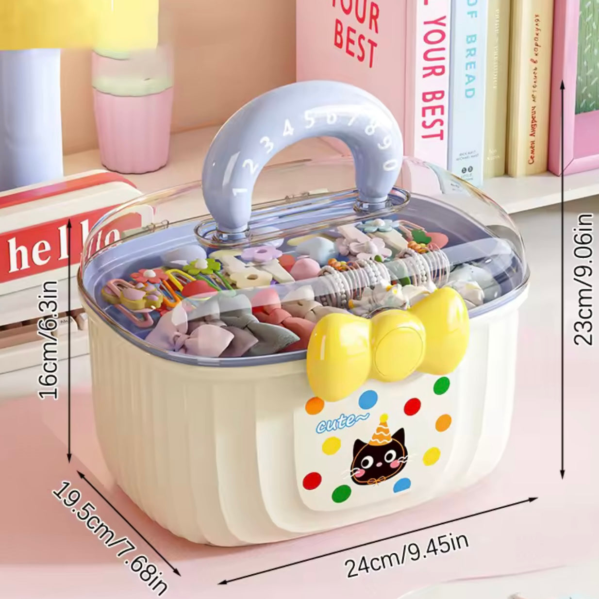 Organizador Doble Nivel. 24x20x16cms.
