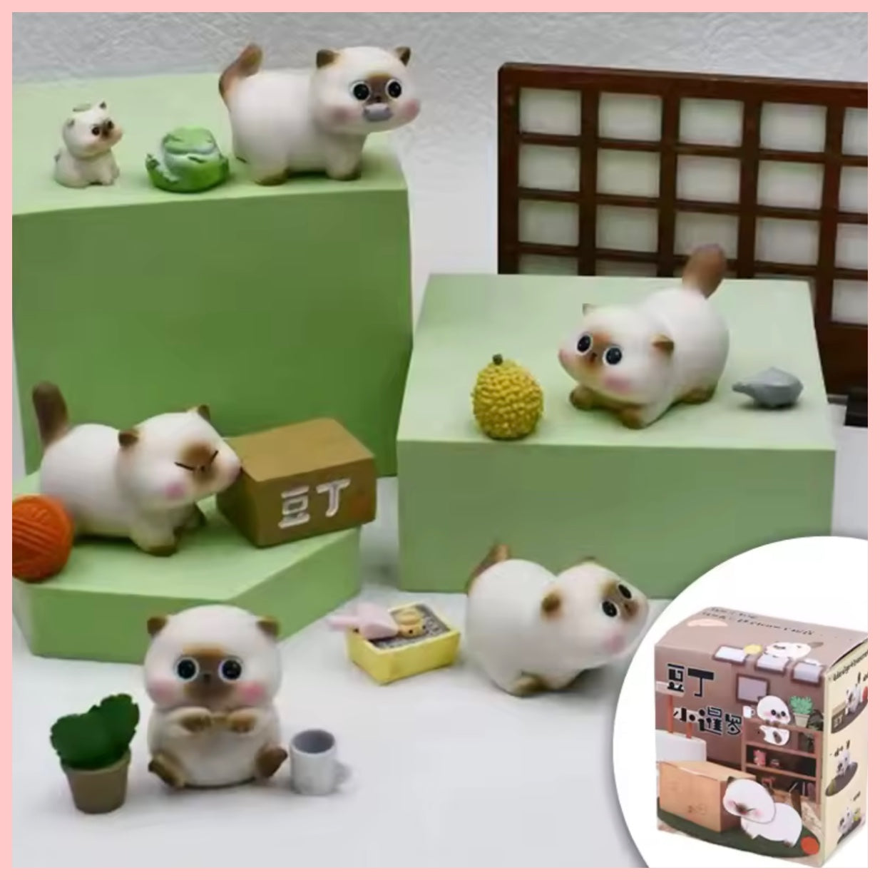 Blind Box Sorpresa “Gatito y su Mundo”. Material Cerámica