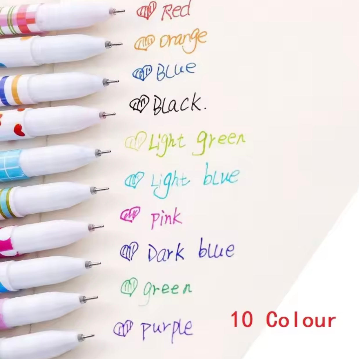Set 10 Tiralíneas “BT21”. Distintos Colores