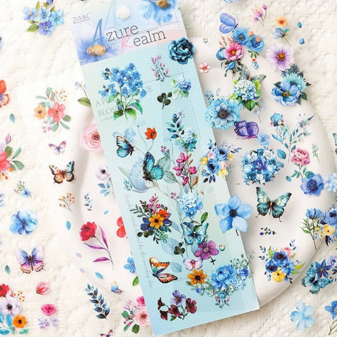 Set 10 láminas de Stickers “Flores”