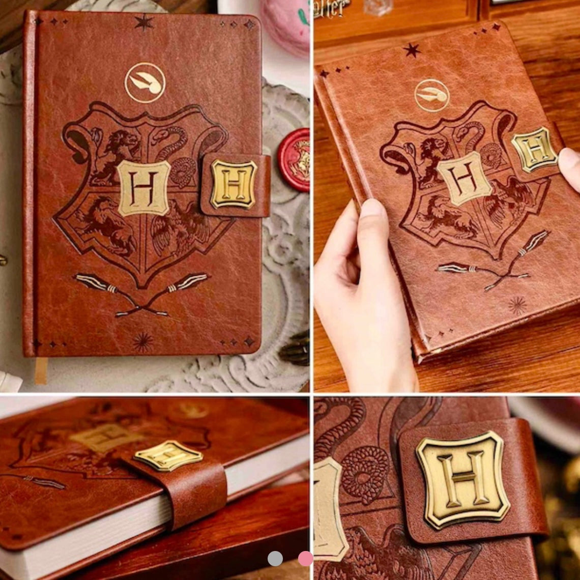 Libreta Cuerina “Harry Potter”