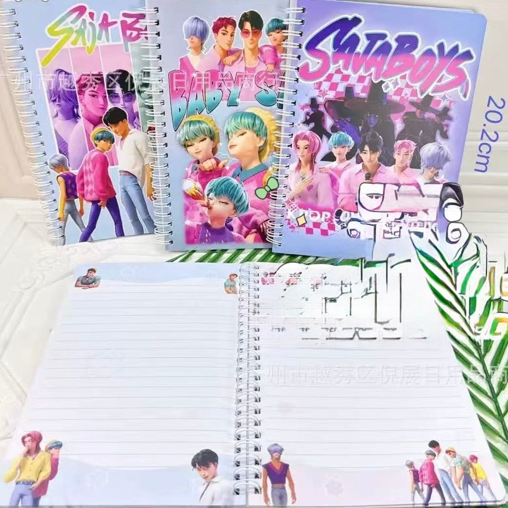 Libreta anillada “SajaBoys Huntrix”
