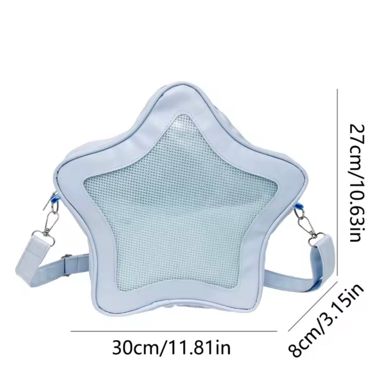 Cartera “Estrella Itabag”. 27x8x30cms