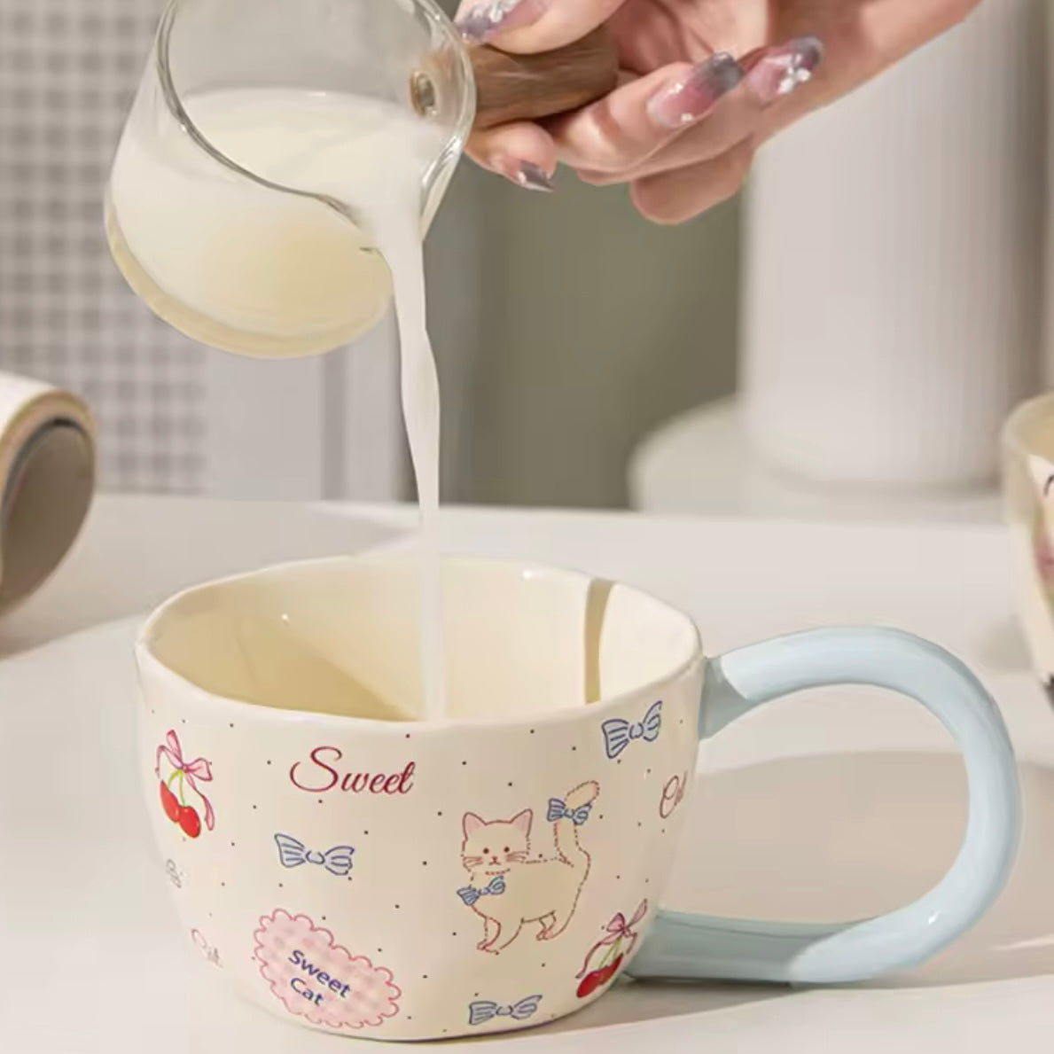 Taza “Gatitos”. Material Cerámica