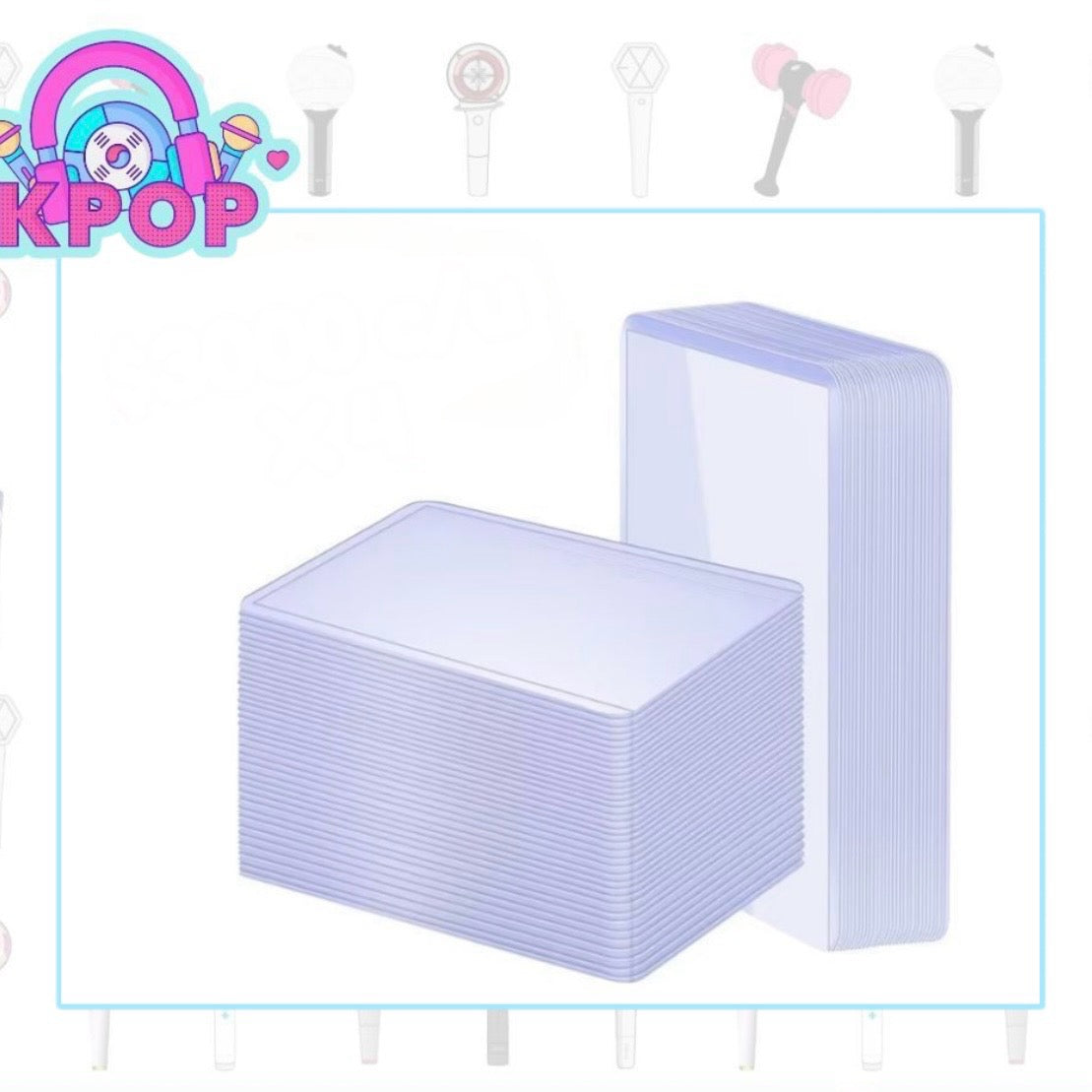 Set 5 TopLoader para Photocards