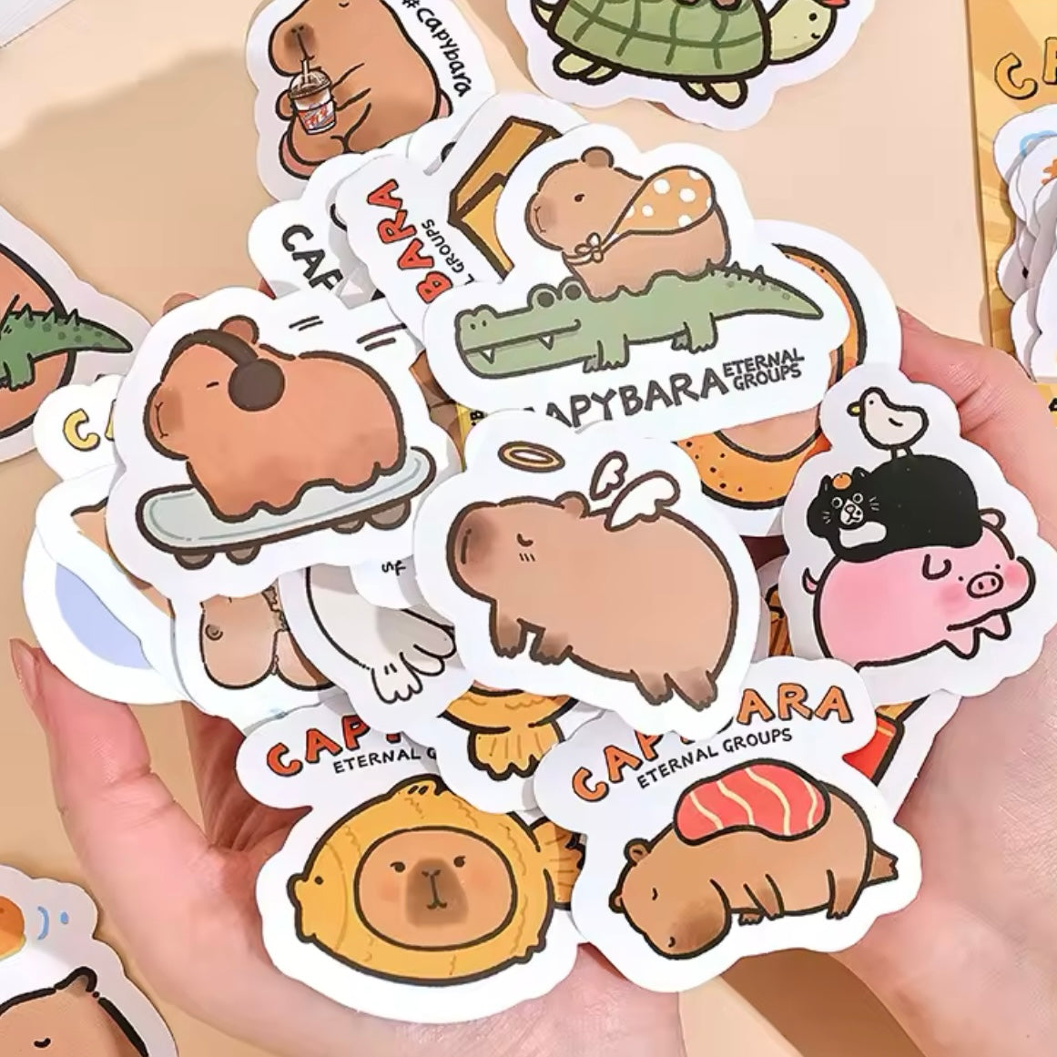 Set 30 Stickers “Capybara”