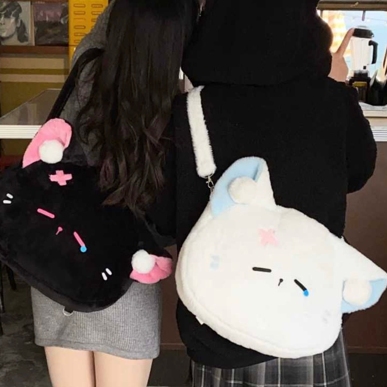 Mochila-Bolso “Gatito”. 45x30cms