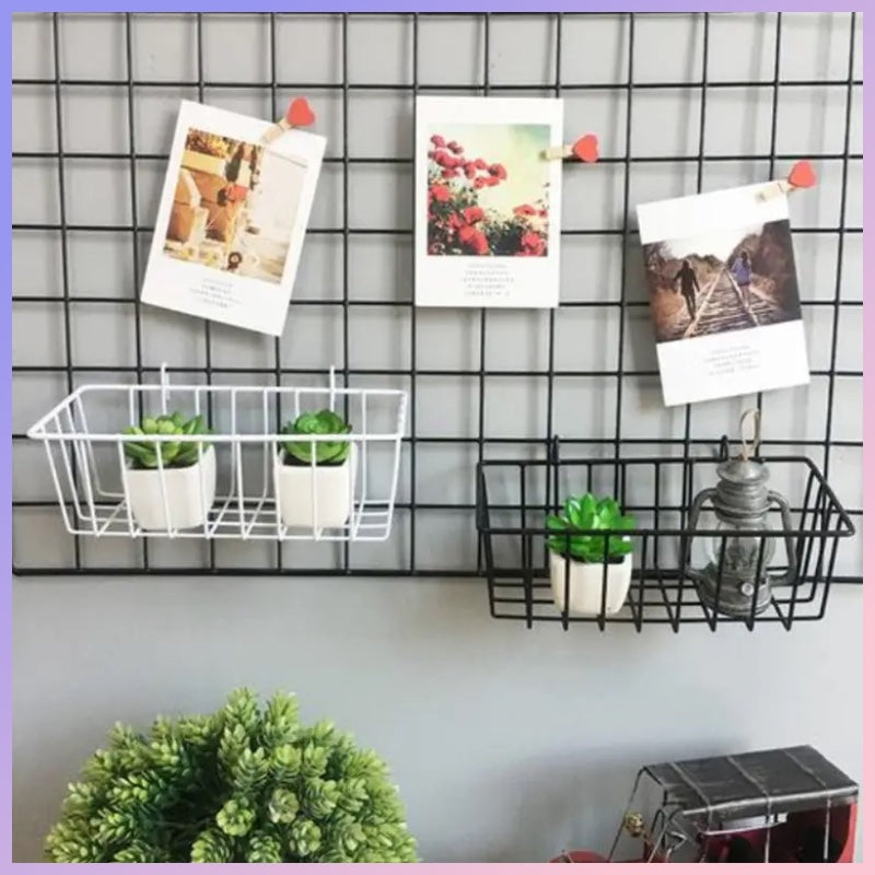 Canastos Colgantes para Rejillas. 23x10x8Cms