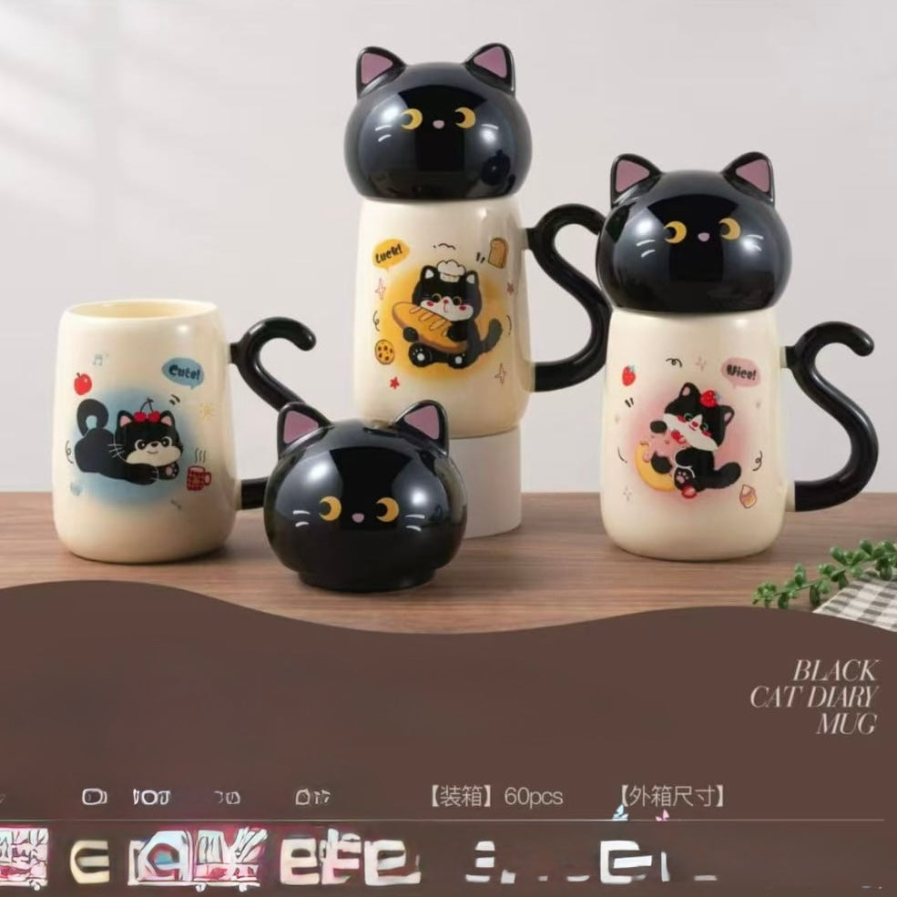Taza “Gato Cabeza Negra”