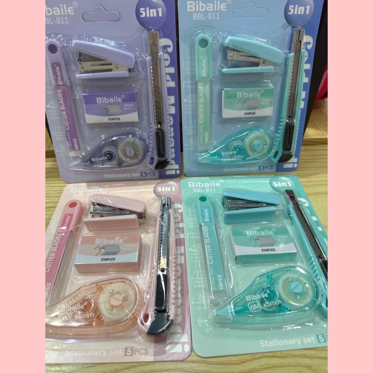 Set 5 Productos de Papelería