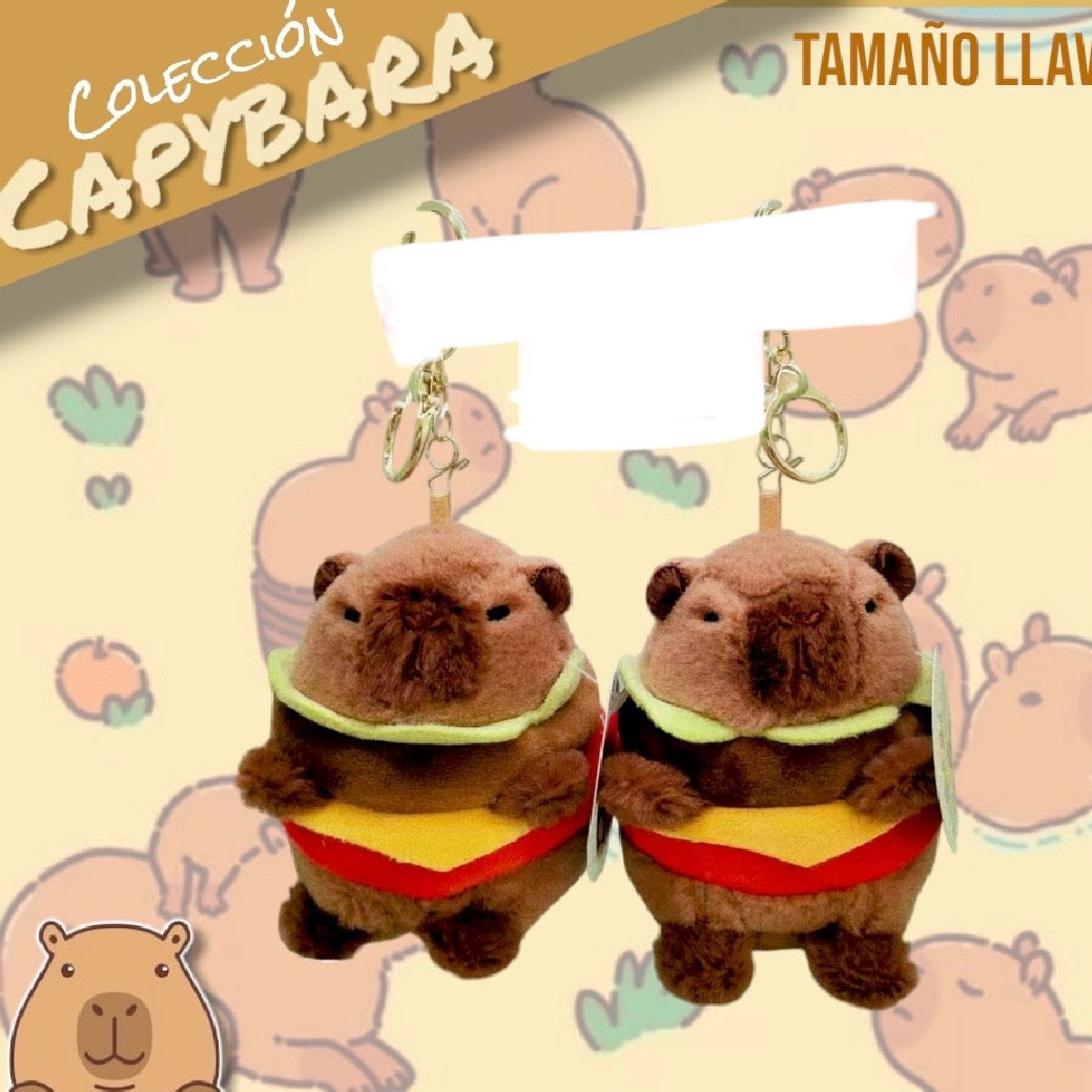 Llavero “Capybara Hamburguesa”