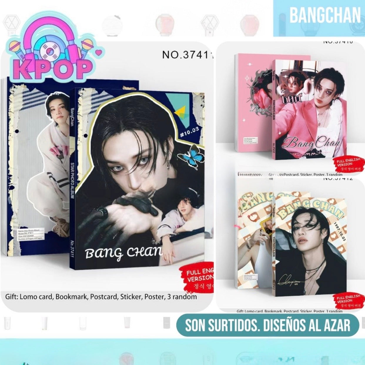 Photobook “BangChan Straykids”. 40 Páginas 29x21Cms