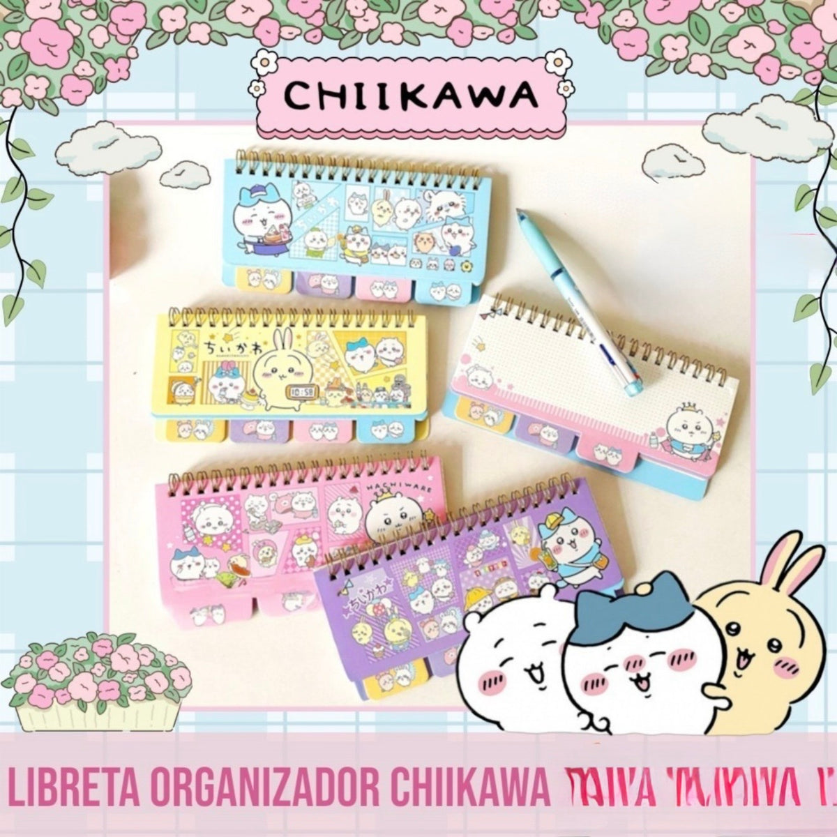 Libreta Organizadora “Chiikawa”